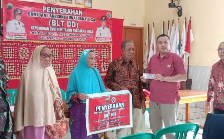 Desa Tajimalela Salurkan BLT Tahap I Kepada 35 KPM