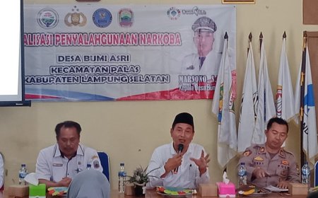 Desa Bumi Asri Adakan Sosialisasi  Penyalah gunaan Narkoba