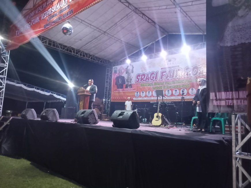 Pembukaan Sragi Fair H Nanang Ermanto Promosikan Pengembangan UMKM dan Seni Budaya Desa