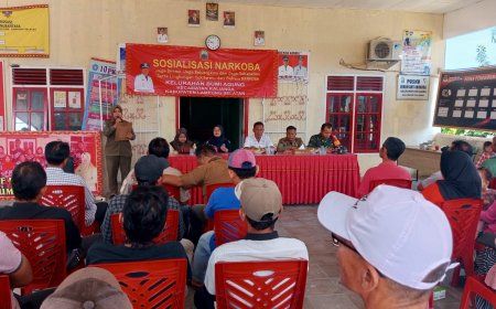 Kelurahan Bumi Agung Sosialisasi Bahaya Narkoba