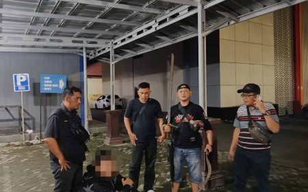 Sempat Bacok Mobil Polisi, Pelajar yang hendak tawuran diamankan bersama Dua Sajam