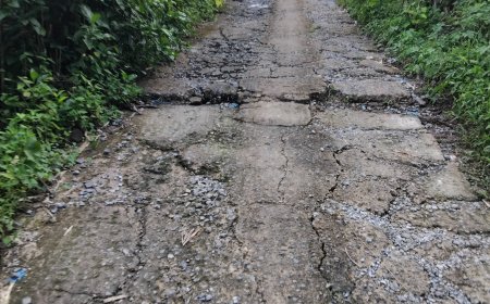 Jalan Rusak Parah Kades Kelawi Ogah Disalahkan