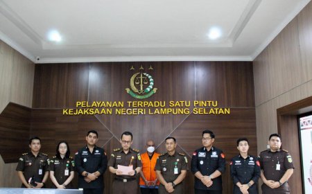 ‎Kejari Lampung Selatan Tahan Kabid Satpol PP Diduga Rugikan Negara Rp2,8 M