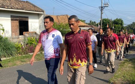 Semarak HUT RI ke-80, Lapas Kalianda Gelar Fun Walk & Pembagian Bansos