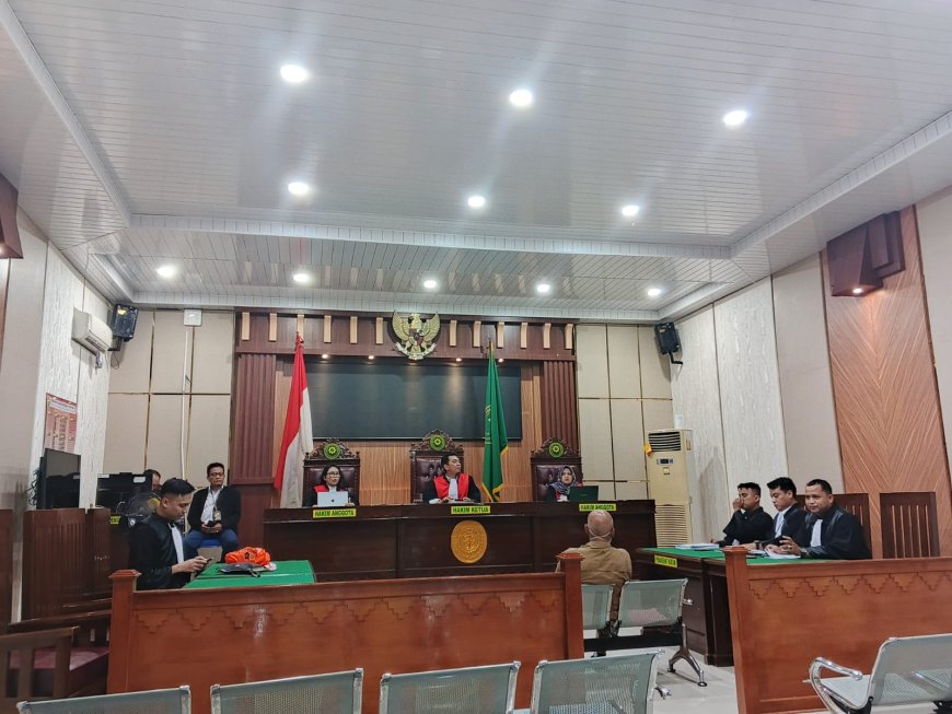 Dalam Bacaan Pledoi Terdakwa Ahmad Sahrudin, Tuntutan JPU Dinilai Tidak Tepat