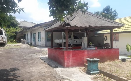 Rumah Dinas Kadis Kesehatan Lamsel Terlihat Seram