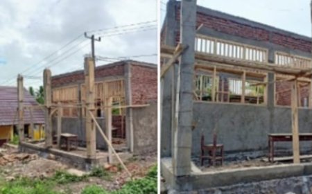 ‎Pengawas, Konsultan Diduga Tutup Mata, Pembangunan Ruang UKS SDN 2 Bandar Dalam Tabrak Aturan K3