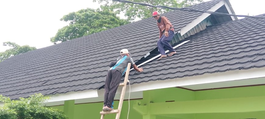 Proyek SMKN 2 Kalianda Tabrak Aturan Dan Langgar Keselamatan Bagi Pekerja