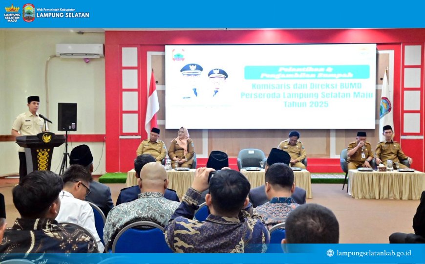 Egi Lantik Direksi BUMD LSM Dengan Formasi Baru